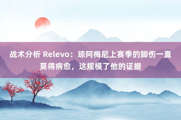 战术分析 Relevo：琼阿梅尼上赛季的脚伤一直莫得病愈，这规模了他的证据